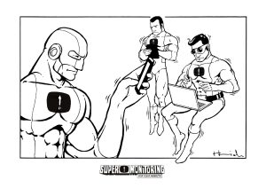 Coloring Page: Superheroes