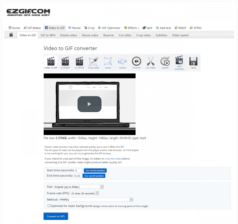 Create stunning GIFs with ezGIF Super Monitoring Blog
