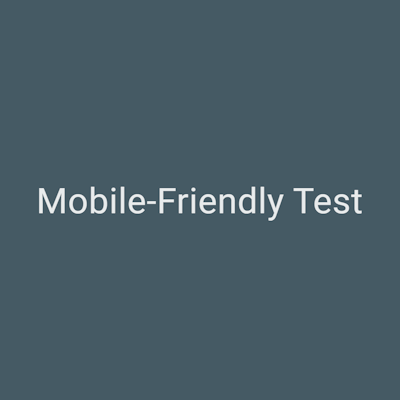 Google Mobile-Friendly Test