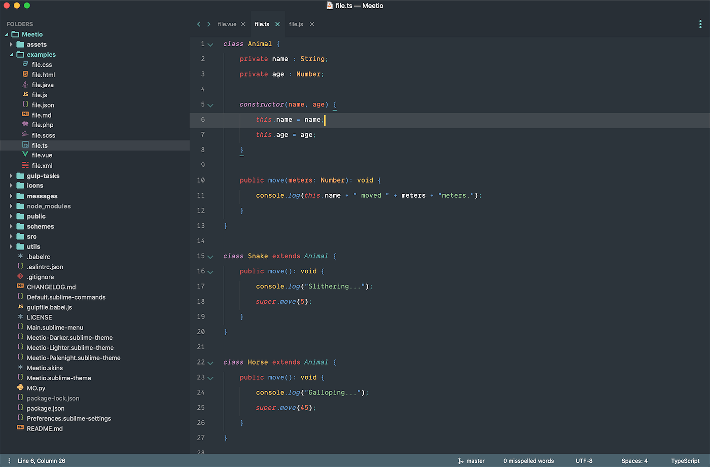 Sublime Text - screenshot