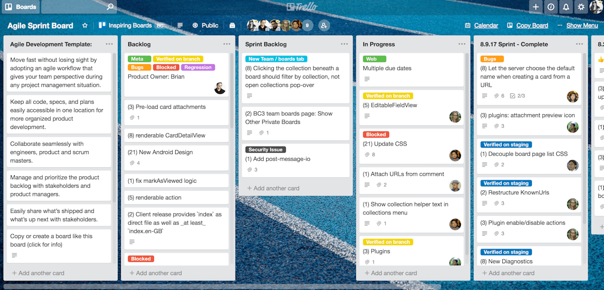 Trello - screenshot