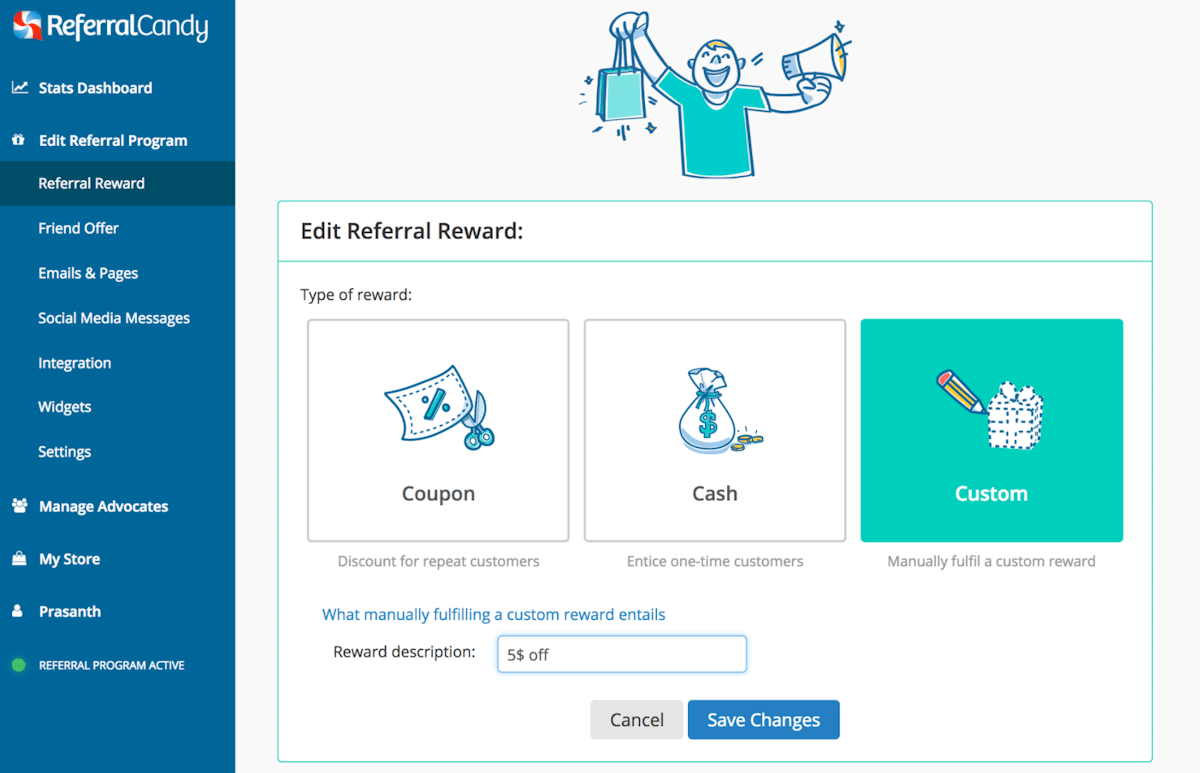 ReferralCandy - screenshot