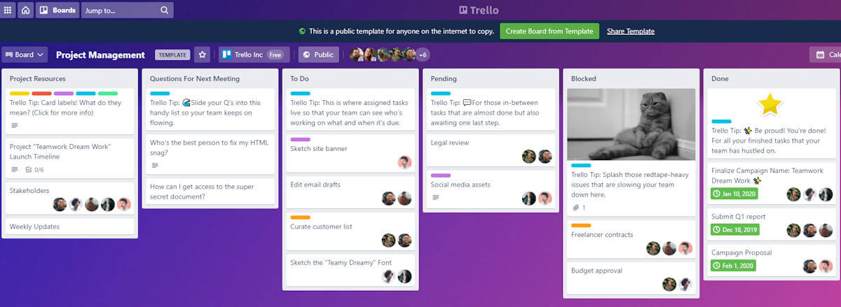 Trello - screenshot