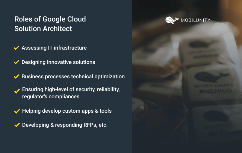 Roles of Google Cloud Solution Architect