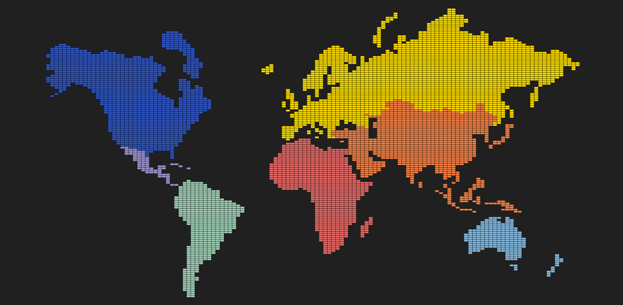 mapa del mundo