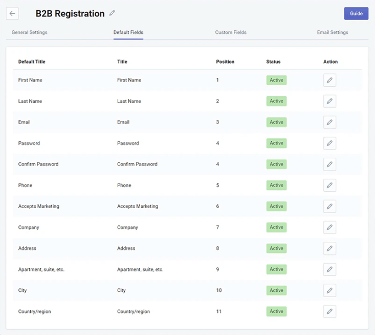 B2B Registration Form Builder for Shopify - screenshot 5