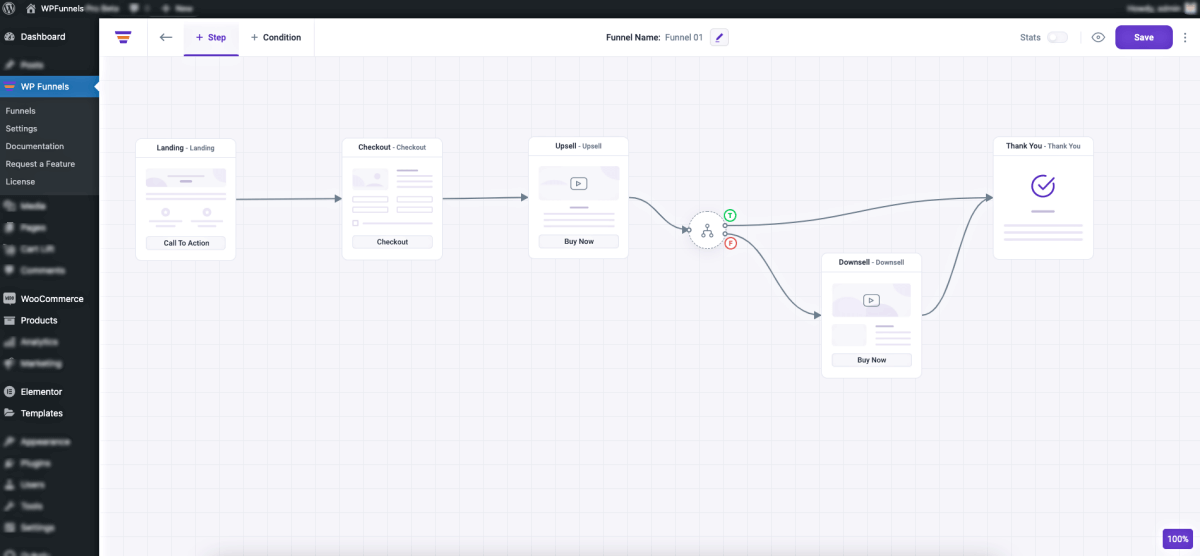 WP Funnels - screenshot