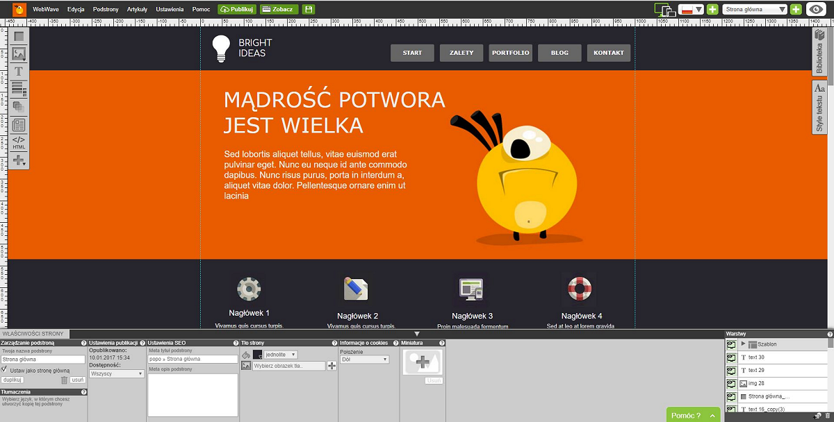 WebWave - zrzut ekranu