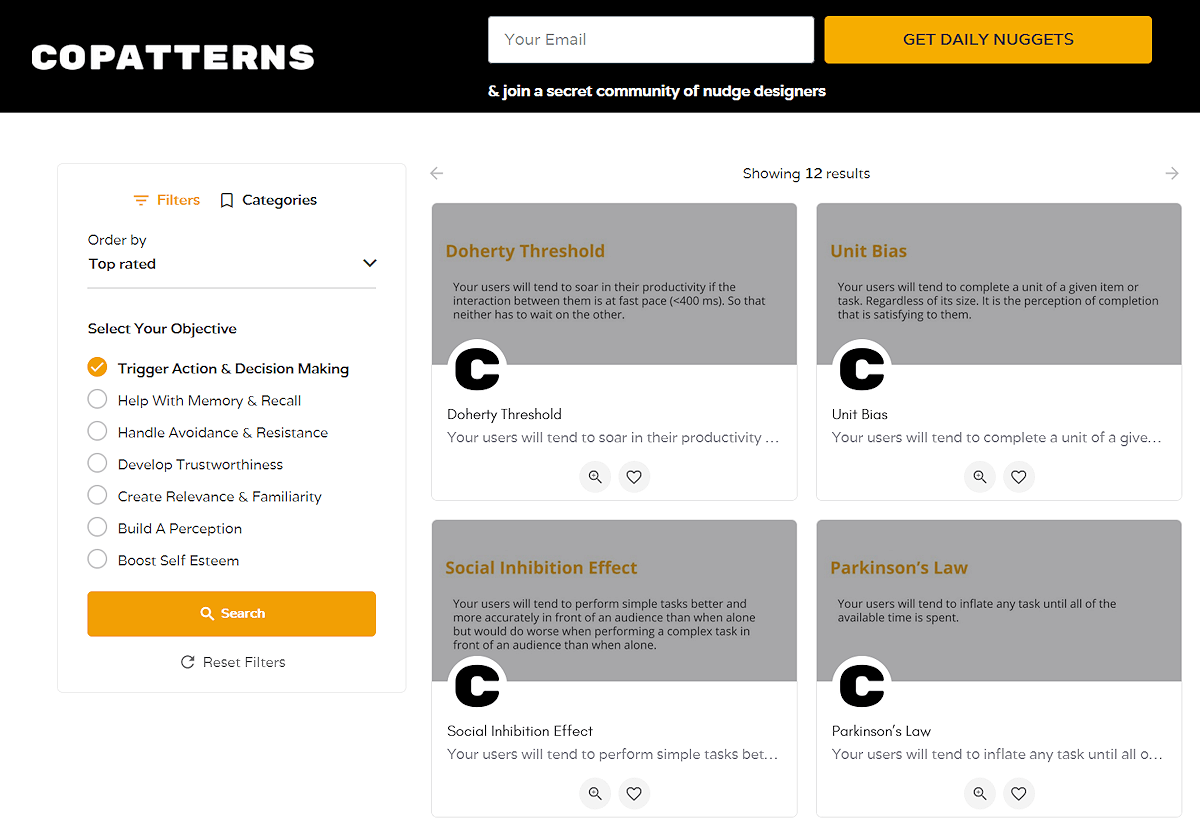 CoPatterns - zrzut ekranu